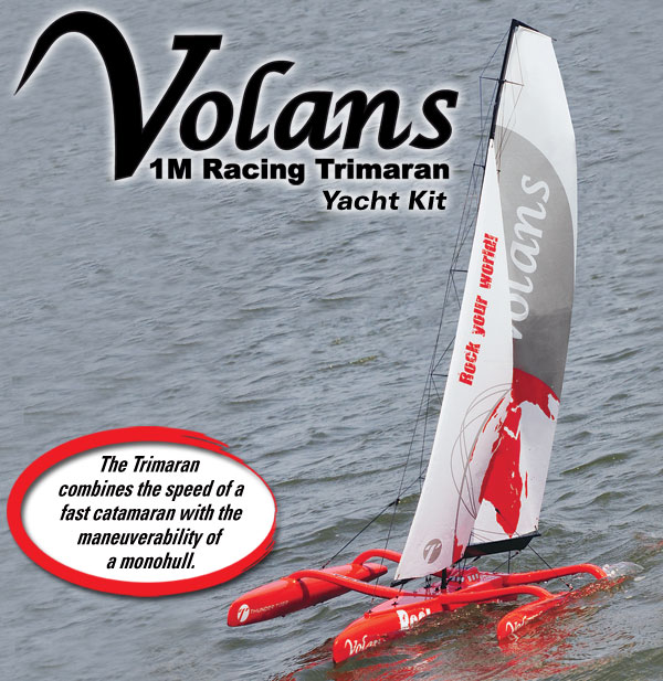  -Radio-Controlled-Trimaran-Racing-1M-Yacht-Sailboat-Kit-/370787644968