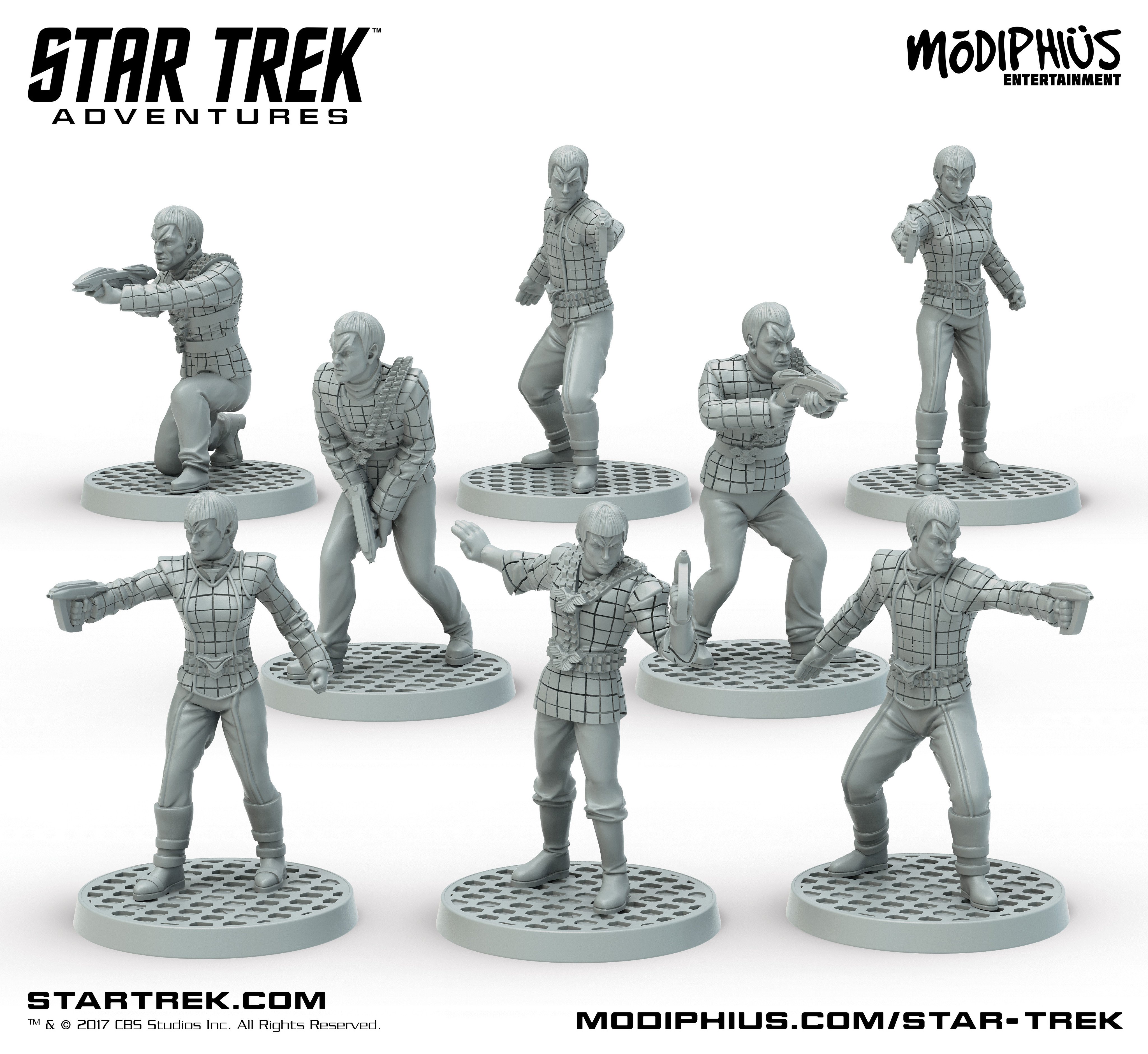 Star Trek Adventures RPG: Romulan Strike Team 32mm Miniatures Set by ...