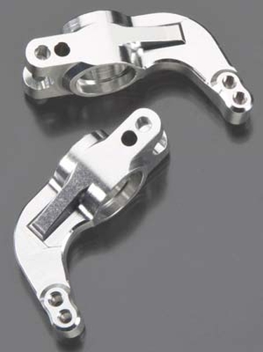 Traxxas Nitro Stampede/Rustler Silver Rear Hub Carriers  