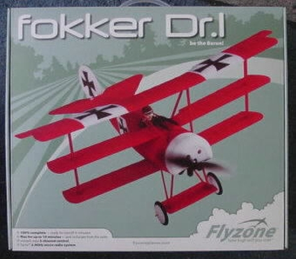   Dr.1 Red Baron Ready To Fly RTF Radio Control Triplane HCAA2554  