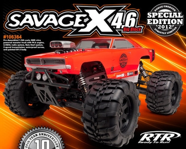   Ready Ro Run Nitro Monster Truck w/Charger Body 4944258003658  