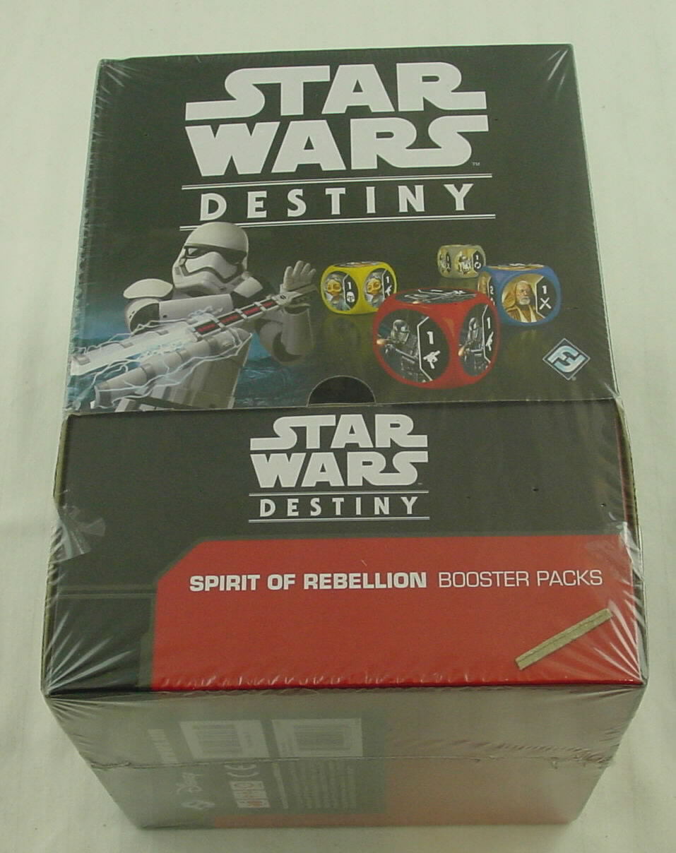 Star Wars Destiny Spirit of Rebellion Booster Display Box 36 Boosters ...