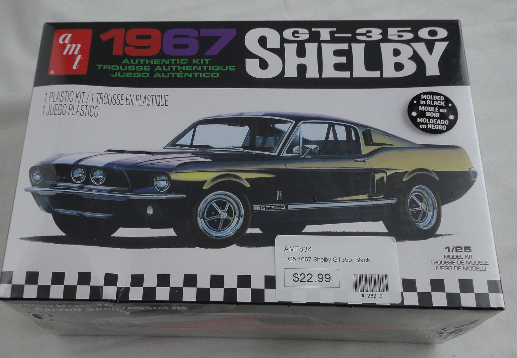 AMT 1/25th Scale 1967 Shelby GT-350 Model Kit AMT834 | eBay