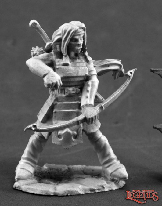 Dark Heaven Legends Female Hobgoblin Archer Pewter Unpainted Miniature ...