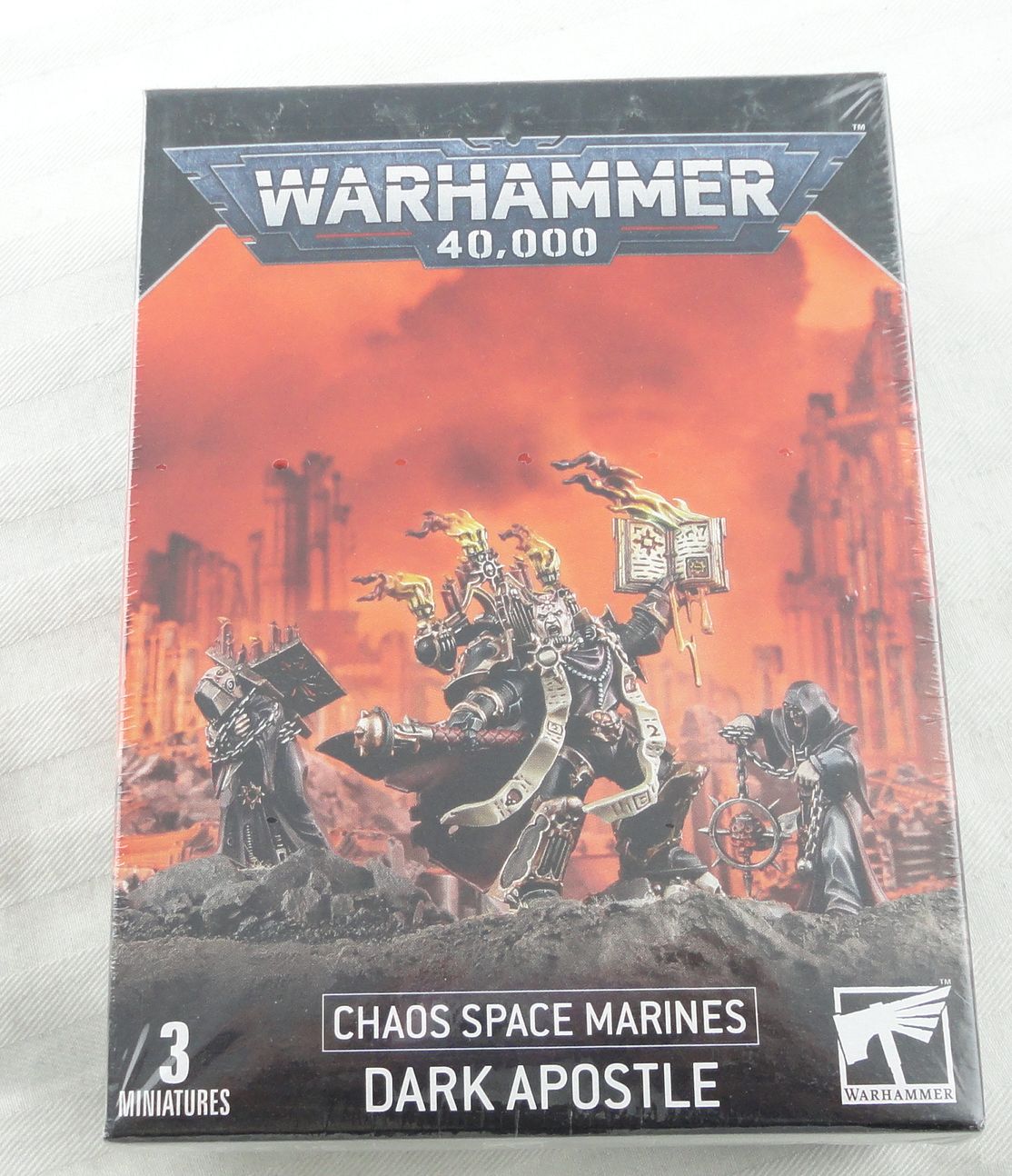 Warhammer 40K 40,000 Chaos Space Marines Dark Apostle Miniatures GAW43 ...